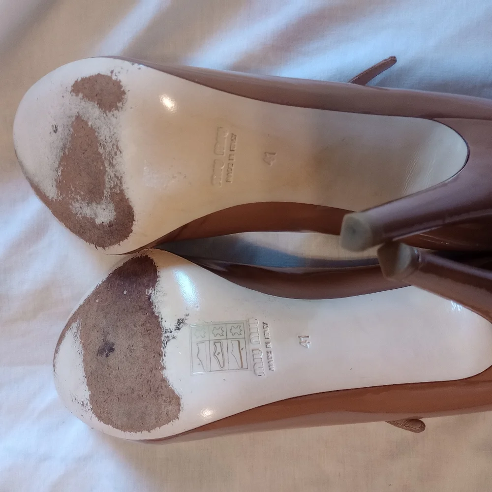 Tan Mui Mui Heels - Picture 4 of 4